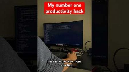 My number ONE productivity tip