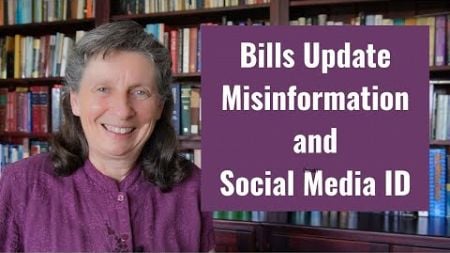 Misinformation and Social Media ID - Bill updates