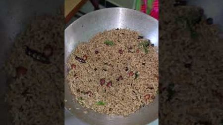 இன்று காலை உணவு&amp; lunch box recipe வேர்க்கடலை சாதம் 🤤😋 #food #foodie