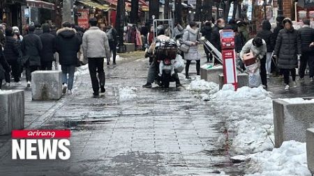 Record snowfall for November leads to casualties, disruption in Seoul