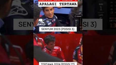 Dulu senyum, skrg ketawa #motogp #marcmarquez #ducati