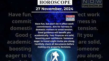 Aquarius Horoscope| 27 Nov Zodiac | Astrology &amp; Prediction of the Day | #short #rashifal #horoscope