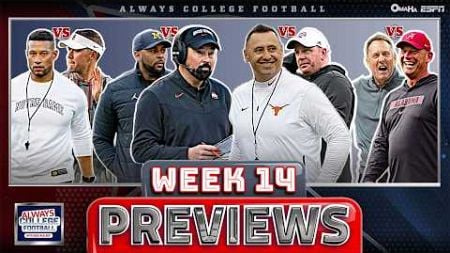 Rivalry Week PREVIEWS: Notre Dame, Tennessee &amp; Texas A&amp;M&#39;s CFP HOPES 👀 | Always College Football