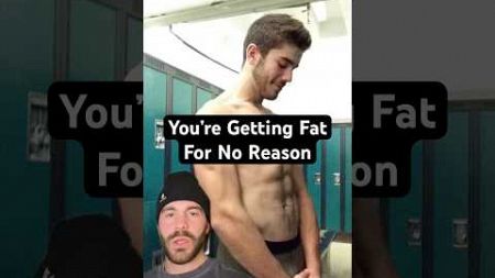 You’re getting fat for no reason #workout #bodybuilding #gym #fitness