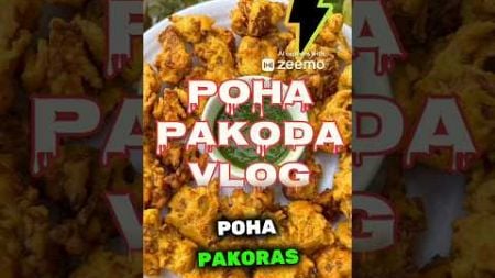 Mini blog making pohe ke pakode mini blog 🙏🥰#food #minivlog