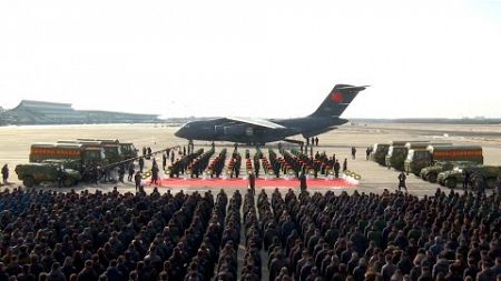 Remains of 43 Chinese martyrs returned to homeland from ROK