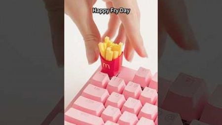 Happy Fry-day 🍟🍟🍟 #shorts #craft #3dprinting #diy #keyboard