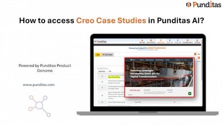 How to access Creo Case Studies in Punditas AI?