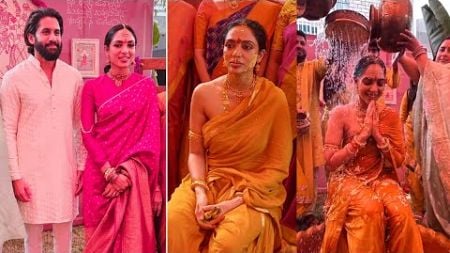 Naga Chaitanya and Sobhita Dhulipala Wedding | #Chayso Haldi Visuals | Manastars