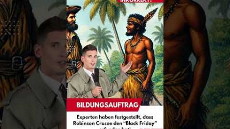 Black Friday: Robinson Crusoe hat ihn erfunden #blackfriday #bildung #robinsoncrusoe