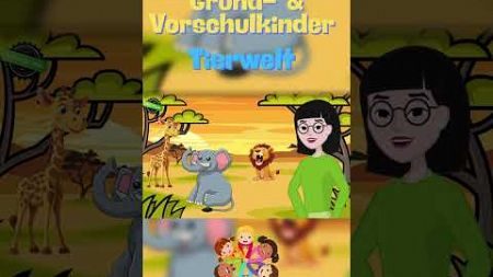 Schnelle Fakten über Tiere #shorts #bildung #lernen #vorschule