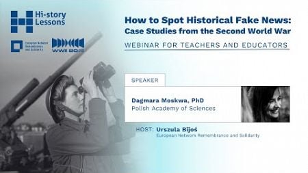 Webinar: How to Spot Historical Fake News? Case Studies from the Second World War