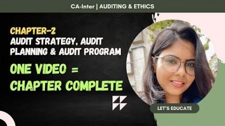 Ch-2 | P-10 | Master Audit Strategy, Audit Planning &amp; Audit Program with MCQs and Case Studies!