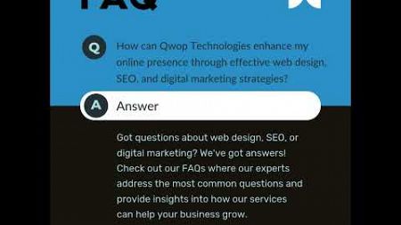 Common questions and expert answers about web design, SEO, and more.