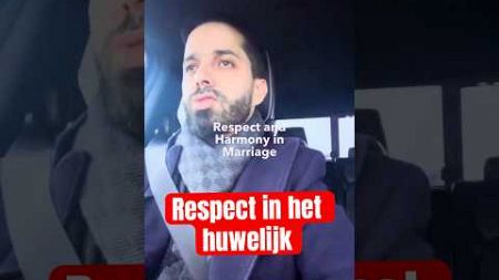 Respect in het huwelijk