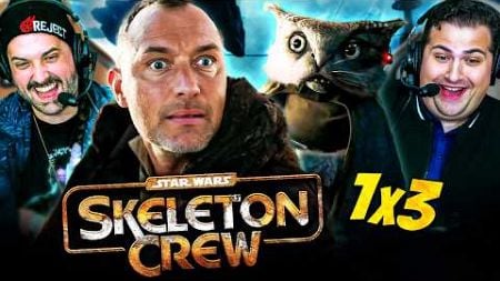 SKELETON CREW Episode 3 REACTION!! Star Wars Breakdown &amp; Review | Jude Law | Disney Plus