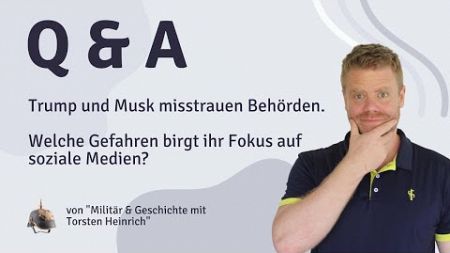 Trump und Musk misstrauen Behörden. Welche Gefahren birgt ihr Fokus auf soziale Medien?