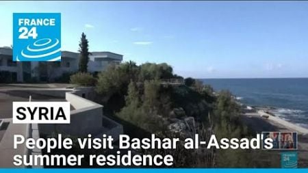 Syrians visit Bashar al-Assad&#39;s summer residence • FRANCE 24 English