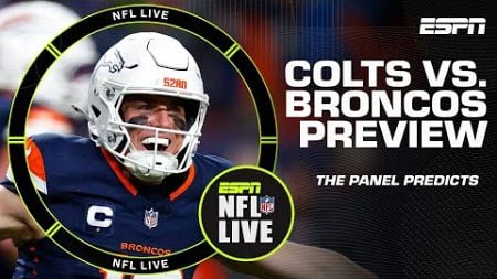 The NFL Live crew UNANIMOUSLY picks Broncos to beat Colts in Week 15 🔮