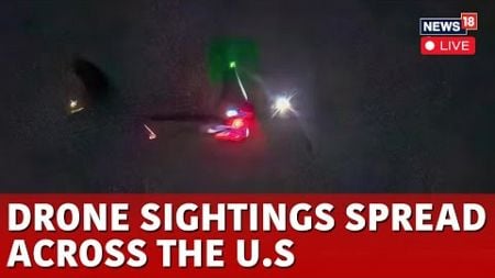 LIVE: Drone Sighting Temporarily Shuts Down Runways At New York Airport | Drone Panic In New Jersey