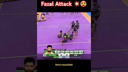 Fazal mass Attack💥👑 #kabaddi360 #prokabaddi #kabaddishorts #pklseason11 #pkl #kabaddivideos #sports