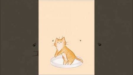 Cute cat animation by mjmajcha #cat #pets #shorts