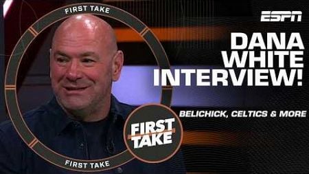 Dana White teases Jon Jones vs. Tom Aspinall 👀 + Reacts to Bill Belichick’s move to UNC | First Take