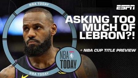 Asking too much of LeBron in Year 22? + What would an NBA Cup title mean for OKC? | NBA Today