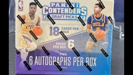 2017-18 Contenders Draft Basketball Hobby Box SIX AUTO&#39;s and SP