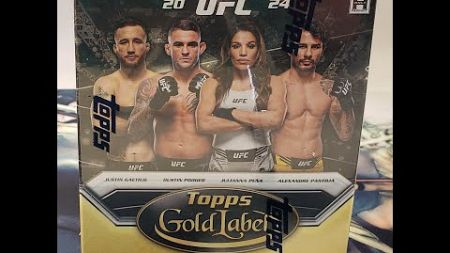 2024 Topps Gold Label UFC Hobby Box 2 Auto&#39;s &amp; Red /25 #cardopening #ufc