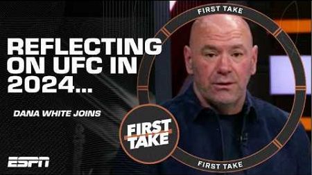 🚨 2024 IN REVIEW🚨 Dana White calls Jon Jones the ‘BADDEST DUDE’ + The Sphere reflection | First Take