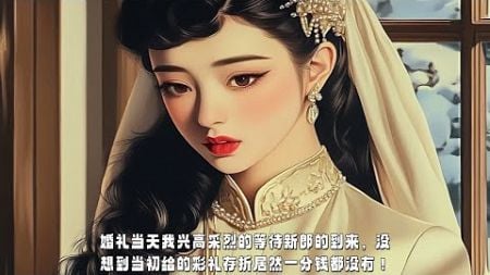 婚礼当天我兴高采烈的等待新郎的到来，没想到当初给的彩礼存折居然一分钱都没有！