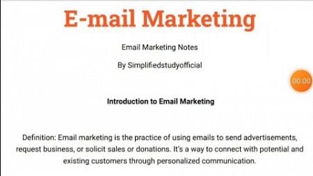 Email Marketing Bcom 1st Semester Full explanation in hindi | Digital Marketing