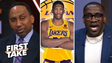 FIRST TAKE | &quot;Blockbuster deal: 76ers should trade Joel Embiid to Lakers&quot; - Shannon tells Stephen A.