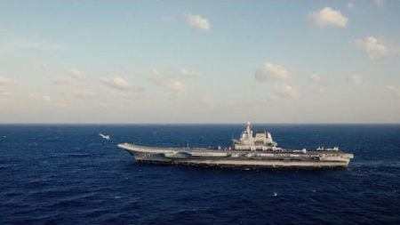 Shandong aircraft carrier sharpens combat skills in far-sea operations