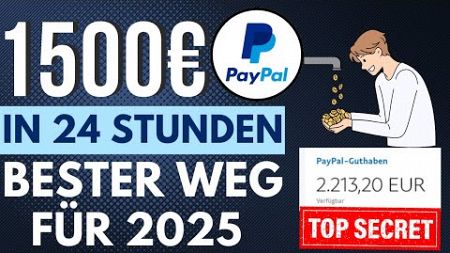 1500€ in 24 Stunden GRATIS für JEDEN🕒🤑💰 Online Geld verdienen 2025 für Anfänger