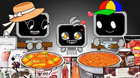 SPRUNKI ASMR - Mr. Fun Computer Family Convenience Store Food Mukbang | Incredibox Animation