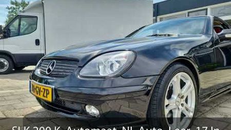 Mercedes SLK-klasse 200 K. Automaat, NL Auto, Leer, 17 Inch