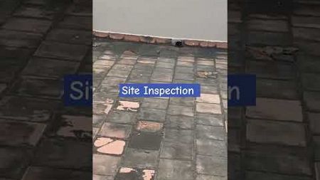 Case studies: Site inspection.#waterproofingtreatmentroof #construction#civilengineering