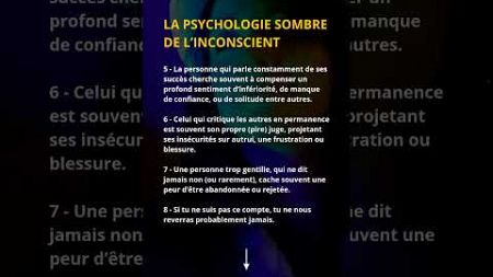 La psychologie sombre