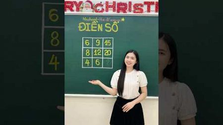 Tập 136: Điền số 🔥🥰 #shorts #shortvideo #maths #mathematics #education #study #hschool