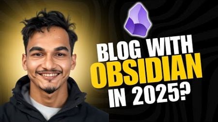 How to start a Blog with Obsidian in 2025