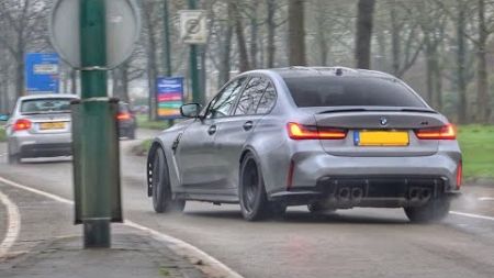 CRAZY BMW M Drivers On WET ROADS! POWERSLIDES, CLOSE CALLS, EPIC CARS And More!