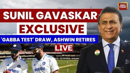 IND Vs AUS 3rd Test: India Saves Gabba Test, R Ashwin Retires From Intls | Sunil Gavaskar Exclusive