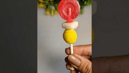 Mixed Berry Flavoured Lolipop + Center fruit TENNIS BALL SHARE Popsicle #youtubeshorts #viralvideo