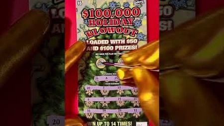 Another Holiday Blowout #lottery #scratchofftickets