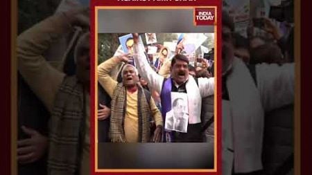 Congress Party Workers Protest Against Amit Shah Over Controversial Statement By Amit Shah #shorts