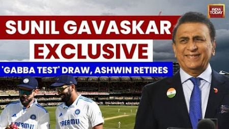 IND Vs AUS 3rd Test: India Saves Gabba Test, R Ashwin Retires From Intls | Sunil Gavaskar Exclusive