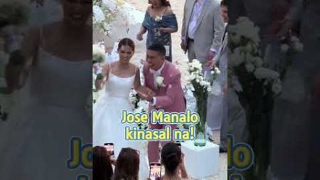 JOSE MANALO AND MERGENE MERANAN KINASAL NA! CONGRATULATIONS!! #josemanalo #wedding #shorts