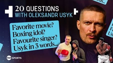 Favourite Movie❓ Boxing Idol ❓ Favourite Singer ❓ 20 Questions with Oleksandr Usyk 🇺🇦 #UsykFury2